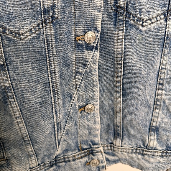 Free People Rumors Blue Jean Jacket - Picture 7 of 14